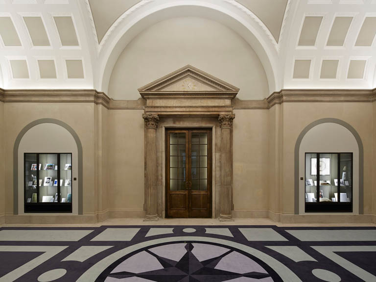 Bank of England Building with Bronze Cabinets