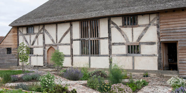 Thatched Barn with Bronze